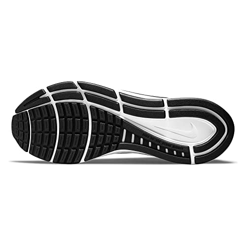 NIKE Air Zoom Structure 24 Men's Trainers Sneakers Road Running Shoes DA8535 (Black/White 001), Black White, 10.5