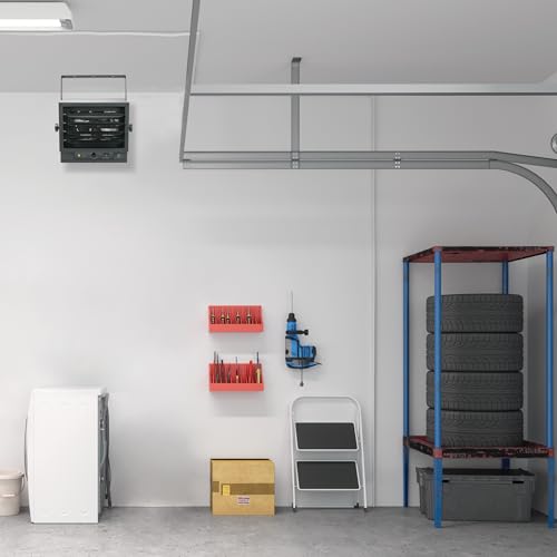 Perfect Aire 2PHG5000 5,000/4,000/3,000W Ceiling Mount Garage Heater – Hardwired 240V Electric Heat for Workshops & Garages