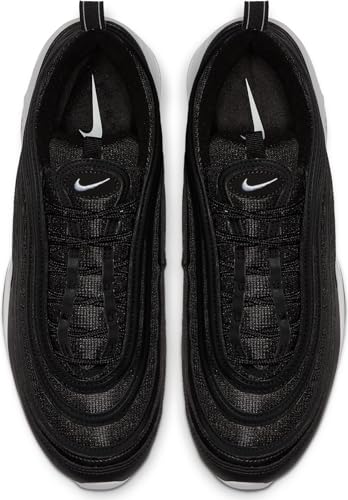 Nike Men's Air Max 97 Trail Running Shoes, Black/White, 8.5