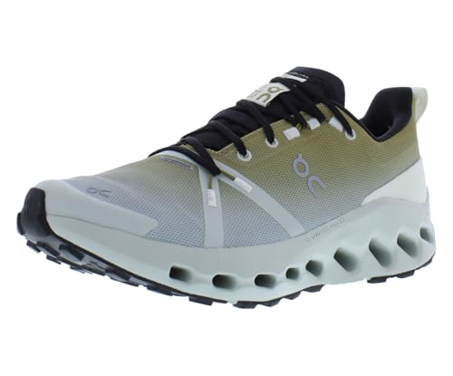 On Womens, Cloudsurfer Trail Waterproof Sandstone/Silver 8.5 Medium
