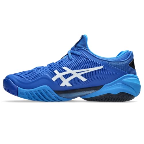 ASICS Men's Court FF 3 Tennis Shoes, 12, Tuna Blue/Pure Silver