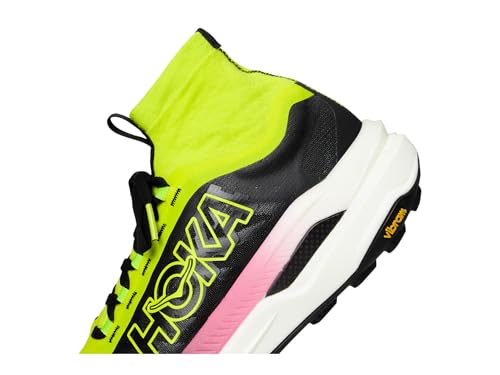 Hoka Women's Tecton X 3 Sneaker, Neon Citrus/Black, 6.5
