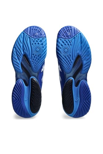 ASICS Men's Court Ff 3 Novak Trainers, Tuna Blue Pure Silver, 6.5 US