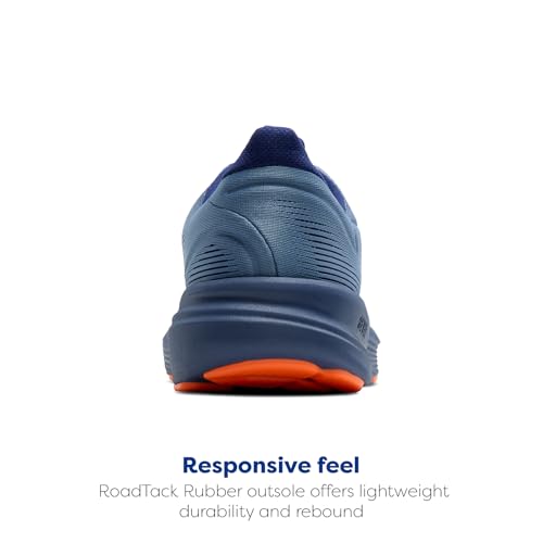 Brooks Men’s Revel 8 Neutral Running & Walking Shoe - Blue/Blue/Orange - 11 Medium