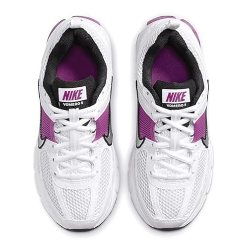 Nike Vomero 5 Big Kids' Shoes (HF6998-102, White/Pure Platinum/Hot Fuchsia) Size 6