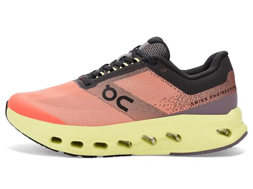 On Cloudsurfer Youth (Big Kid) Sneaker, Pebble/Reef, 6 US Unisex