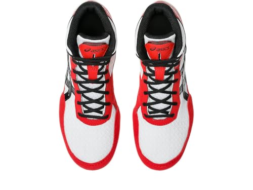 ASICS Kid's Matflex 7 Grade School Wrestling Shoes, 5.5, Classic RED/Black