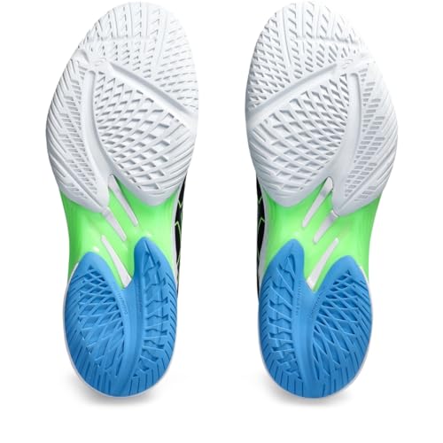 ASICS Men's Sky Elite FlyteFoam Mid Top 2 Volleyball Shoes, 8.5, Black/Lime Burst