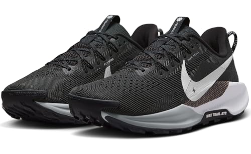 Nike Men's Pegasus Trail 5 Black/White/Anthracite/Wolf Grey 9 Medium
