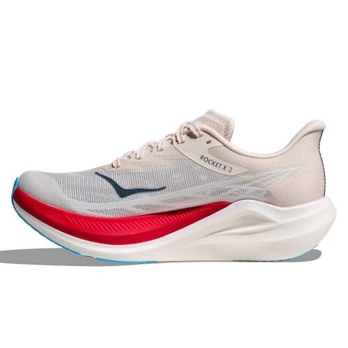Hoka Unisex Rocket X 3 Alabaster/Frost 8.5 Medium