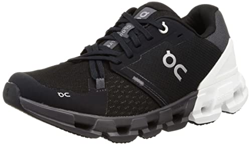 ON Men's Cloudflyer 4 Running Shoe, Black/White, 8