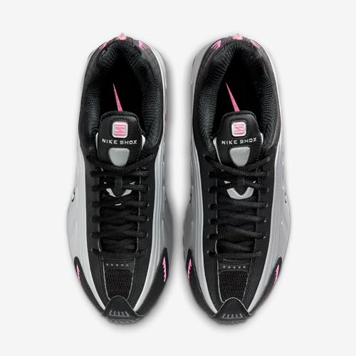 Nike Shox R4 Women's Shoes (Black/Pinksicle/Metallic Silver) Size 8.5
