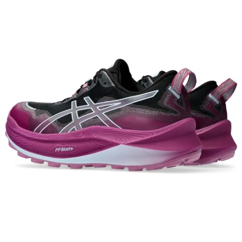 ASICS Women's Trabuco Max 3 Trainers, Black Light Blue, 11