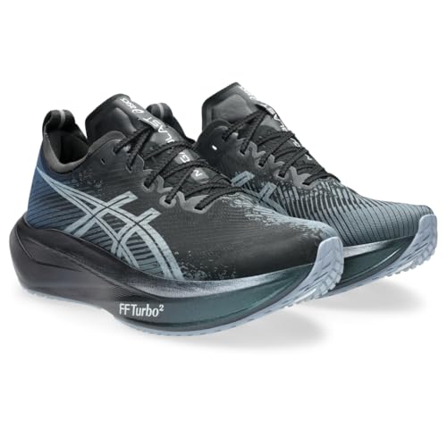 ASICS Unisex MEGABLAST Running Shoes, 9.5M / 11W, Black/White