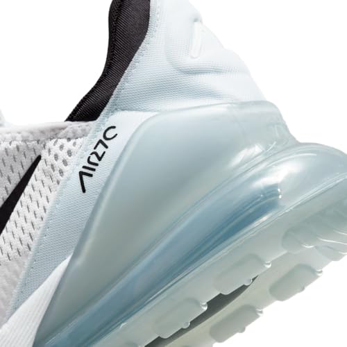Nike Men's Air Max 270 Shoes, White/Black-White, 8