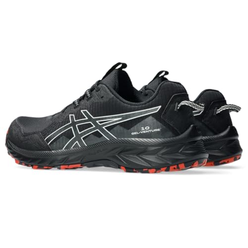 ASICS Men's Gel-Venture 10 Running Shoes, 8, Black/Lake Grey