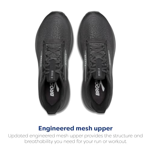 Brooks Men’s Revel 8 Neutral Running & Walking Shoe - Primer/Blackened Pearl - 10.5 Wide