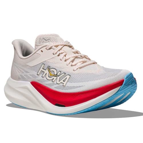 Hoka Unisex Rocket X 3 Alabaster/Frost 8.5 Medium