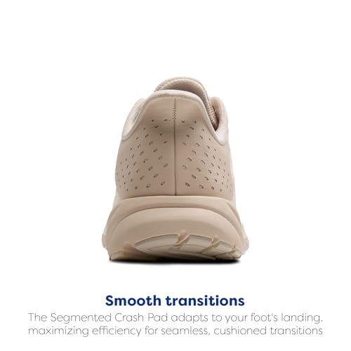 Brooks Women’s Anthem 7 Neutral Running Shoe - Almond/Grey/Desert Flower - 7 Medium
