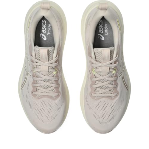 ASICS Women's Gel-Pulse 16 Running Shoe, 8, Mineral Beige/Cream