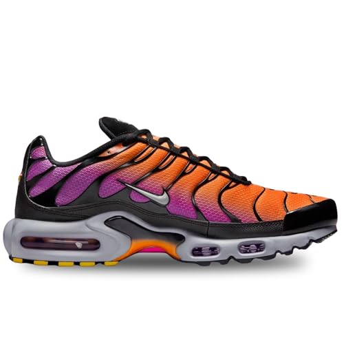 Nike Air Max Plus Men's Shoes (DM0032-014, Black/Total Orange/Vivid Purple/Photon Dust) Size 11