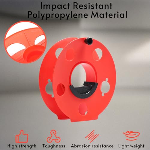Homeon Wheels 100 ft Extension Cord Storage Reel, Impact-Resistant