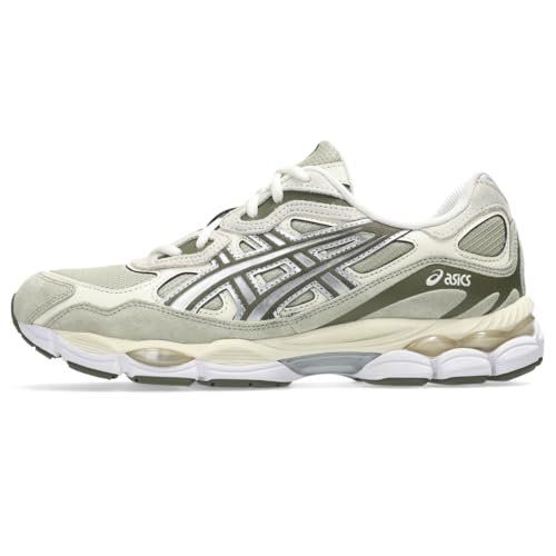 ASICS Unisex Gel-NYC Sportstyle Shoes, 9M / 10.5W, Khaki/Pure Silver