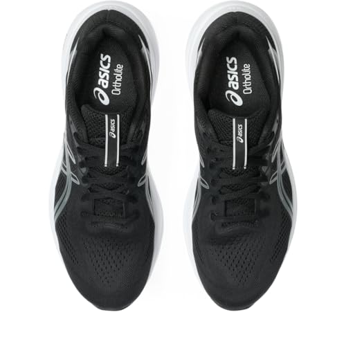 ASICS Men's Gel-Contend 10 Running Shoes, 12, Black/White