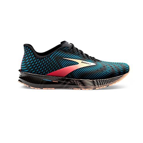 Brooks Men's Hyperion Tempo Road Running Shoe - Blue/Phantom/Cosmo - 9.5 Medium