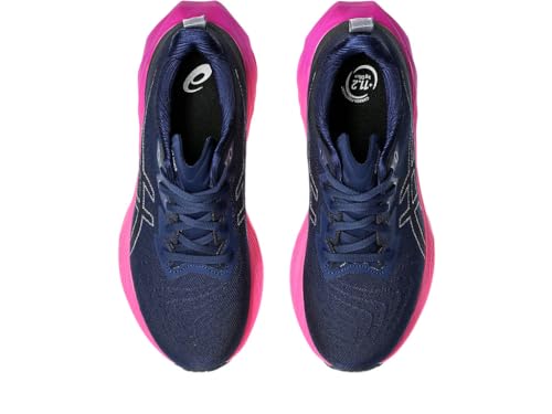 ASICS Women's NOVABLAST 4 Running Shoes, 10, Blue Expanse/Black