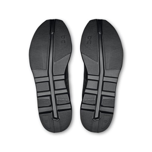 On Men's Cloudzone Sneakers, Black/Eclipse, 9.5 Medium US