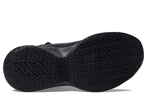 Adidas Cross Em Up 5 Basketball Shoe, Black/Black/Carbon, 6 Wide US Unisex Big_Kid