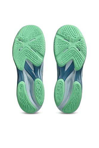 ASICS Men's Netburner Ballistic FF 4 Volleyball Shoes, Cool Grey Saba Blue, 9 US