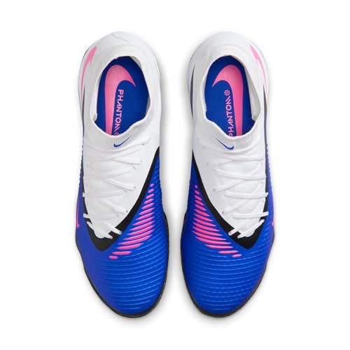 Nike Phantom 6 High Academy Turf Soccer Shoes (Racer Blue/White/Pink Blast) Size 6.5