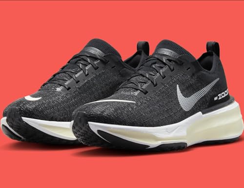 Nike Invincible 3 Women's Road Running Shoes (DR2660-001,Black/White-Dark Grey-White) Size 8