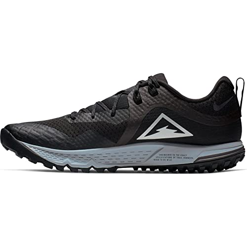 NIKE Men's Air Zoom Terra Kiger 5 Running Shoes, Black Black Barely Grey Thunder Grey Wolf Grey 001, 6.5/7