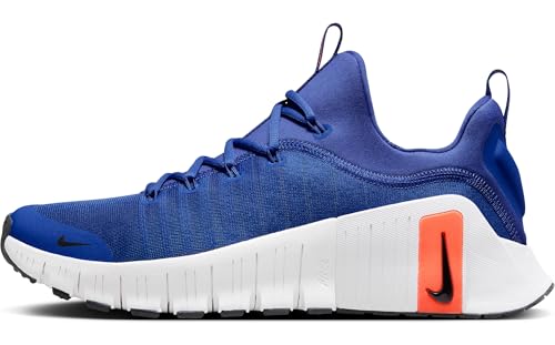 Nike Free Metcon 6 Men's Workout Shoes (FJ7127-401, Astronomy Blue/Hyper Crimson/Pale Ivory/Black) Size 11.5