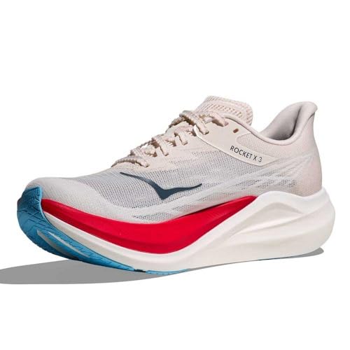Hoka Unisex Rocket X 3 Alabaster/Frost 8.5 Medium