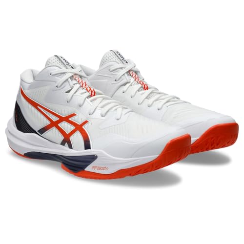 ASICS Men's Sky Elite Ff 3 Mt Sneaker, White Nova Orange, 7