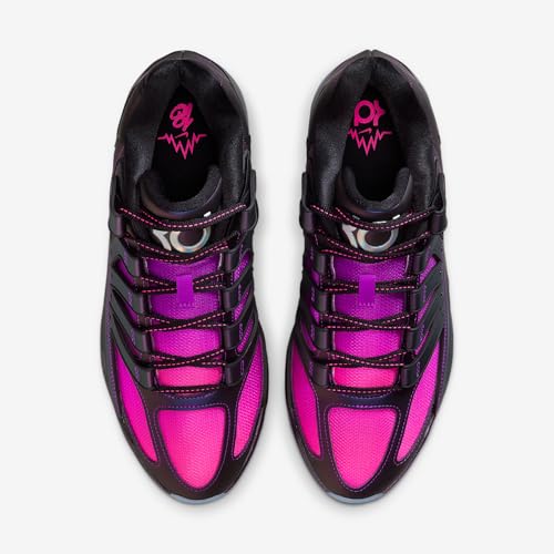 KD18 Unfinished Basketball Shoes (Vivid Purple/Black/Hyper Pink) Size 8