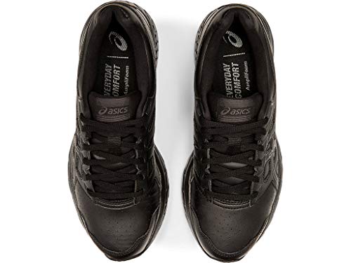 ASICS Women's Gel-Contend 5 SL Walking Shoes, 6.5, Black/Graphite Grey