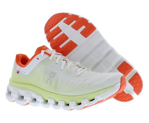 On Cloudmonster 2 Womens Shoes Size 7.5, Color: White/Flame-Pin White
