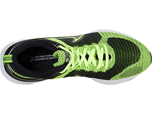 Nike Men's React Infinity Run FK 2 Trainers, Volt Volt Black, 40 EU