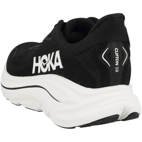Hoka Women's Clifton 10 Black/White 7.5 Medium