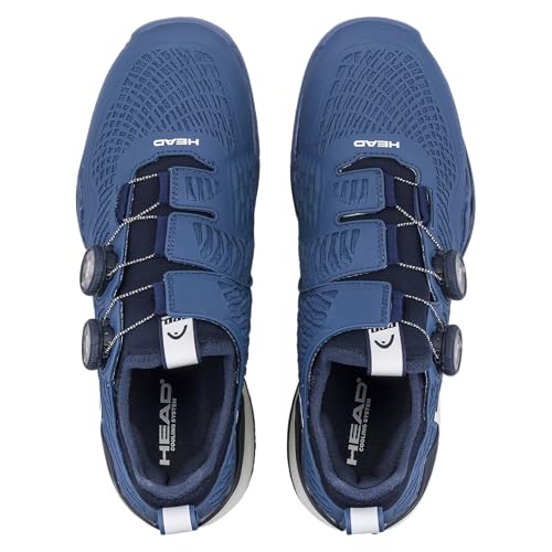 HEAD Men's Endure Pro BOA Tennis Shoe, Dark Blue/Navy, 9.5