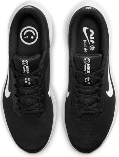 Nike Mens AIR Winflo 10, BLACK/WHITE-BLACK, 12 UK (13 US)