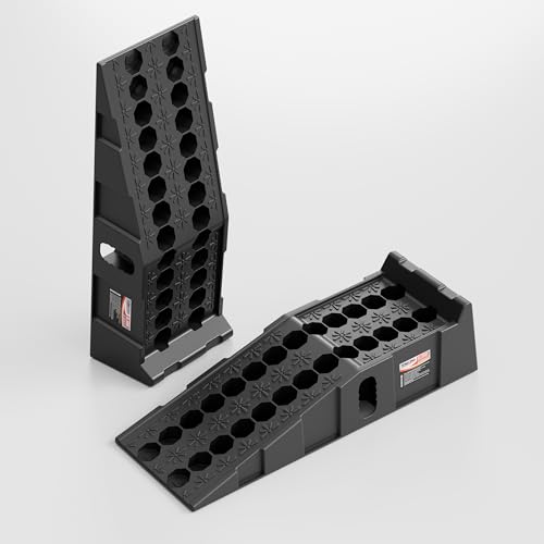 TOWKING 16000lb Car Ramps for Oil Changes,11.1" Max Wide Path for SUV&Truck