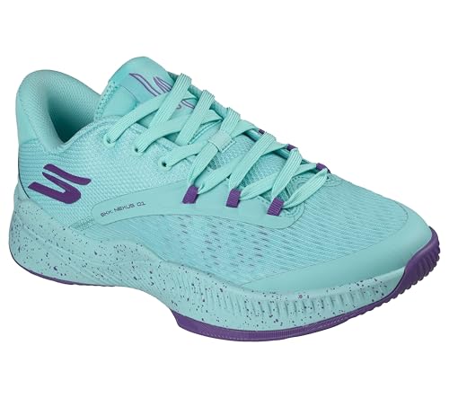 Skechers Men's Basketball SKX Nexus Sneaker, Turquoise, 11