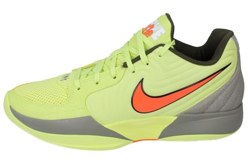 Ja 2 Basketball Shoes (FD7328-701, Light Lemon Twist/Light Army/Cargo Khaki/Total Orange) Size 12