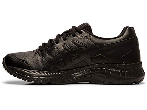 ASICS Women's Gel-Contend 5 SL Walking Shoes, 6.5, Black/Graphite Grey